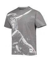 Men's Mitchell & Ness Dee Brown Heather Gray Boston Celtics Above The Rim T-shirt