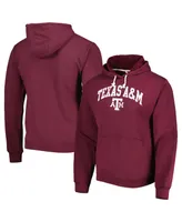 Men's League Collegiate Wear Maroon Texas A&M Aggies Arch Essential Pullover Hoodie