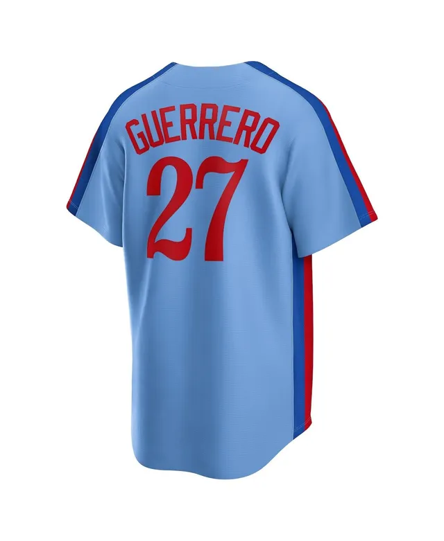 Men's Montreal Expos Vladimir Guerrero Mitchell & Ness Gray Cooperstown  Collection Authentic Jersey