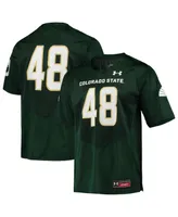 Men's Under Armour #48 Green Colorado State Rams Replica Football Jersey