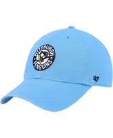 Men's '47 Brand Light Blue Pittsburgh Penguins Clean Up Adjustable Hat