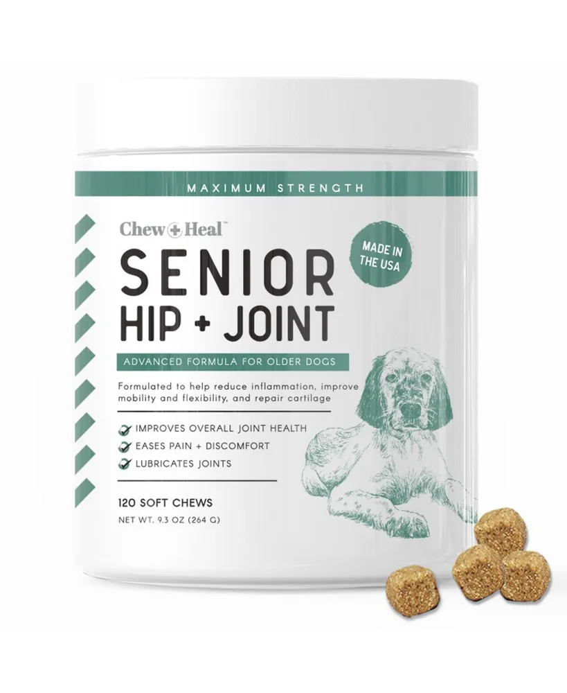 Chew + Heal Senior Hip & Joint Support Supplement for Dogs