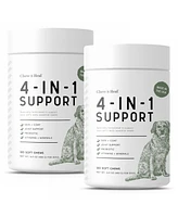 Chew + Heal 4-in-1 Support Multivitamin Supplement for Dogs