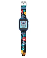 Disney Children's Lilo and Stitch Blue Silicone Smart Watch 38mm