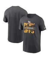 Men's Nike Anthracite Minnesota Vikings 2022 Nfl Playoffs Iconic T-shirt