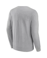 Men's Fanatics Heathered Charcoal Tampa Bay Buccaneers Playability Pullover Sweatshirt