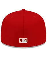 Men's New Era Red Los Angeles Angels City Connect 59FIFTY Fitted Hat