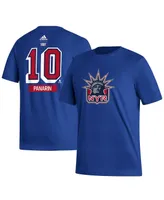 Men's adidas Artemi Panarin Royal New York Rangers Reverse Retro 2.0 Name and Number T-shirt