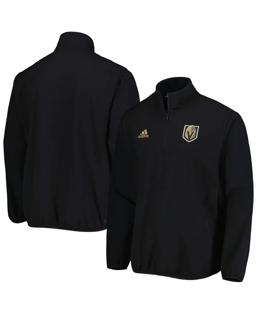 Men's adidas Black Vegas Golden Knights Cold.rdy Quarter-Zip Jacket