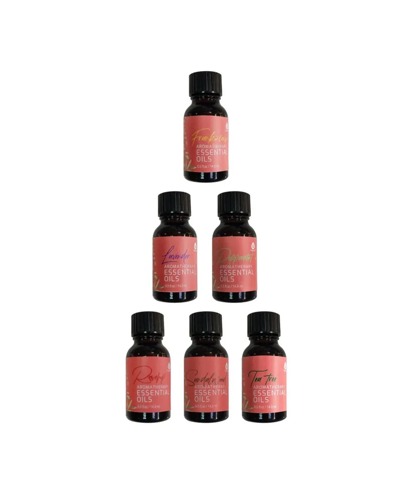 Pursonic 6 Pack of Aromatherapy Essential Oils