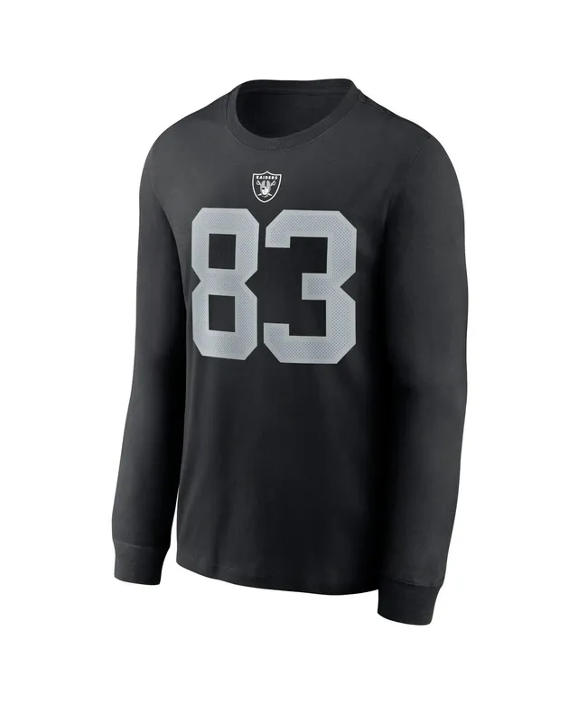 Nike Men's Maxx Crosby Black Las Vegas Raiders Player Name and Number T- shirt - Macy's