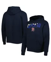 Men's New Era Navy Chicago Bears Ink Dye Pullover Hoodie