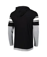 Men's New Era Black Las Vegas Raiders Long Sleeve Hoodie T-shirt