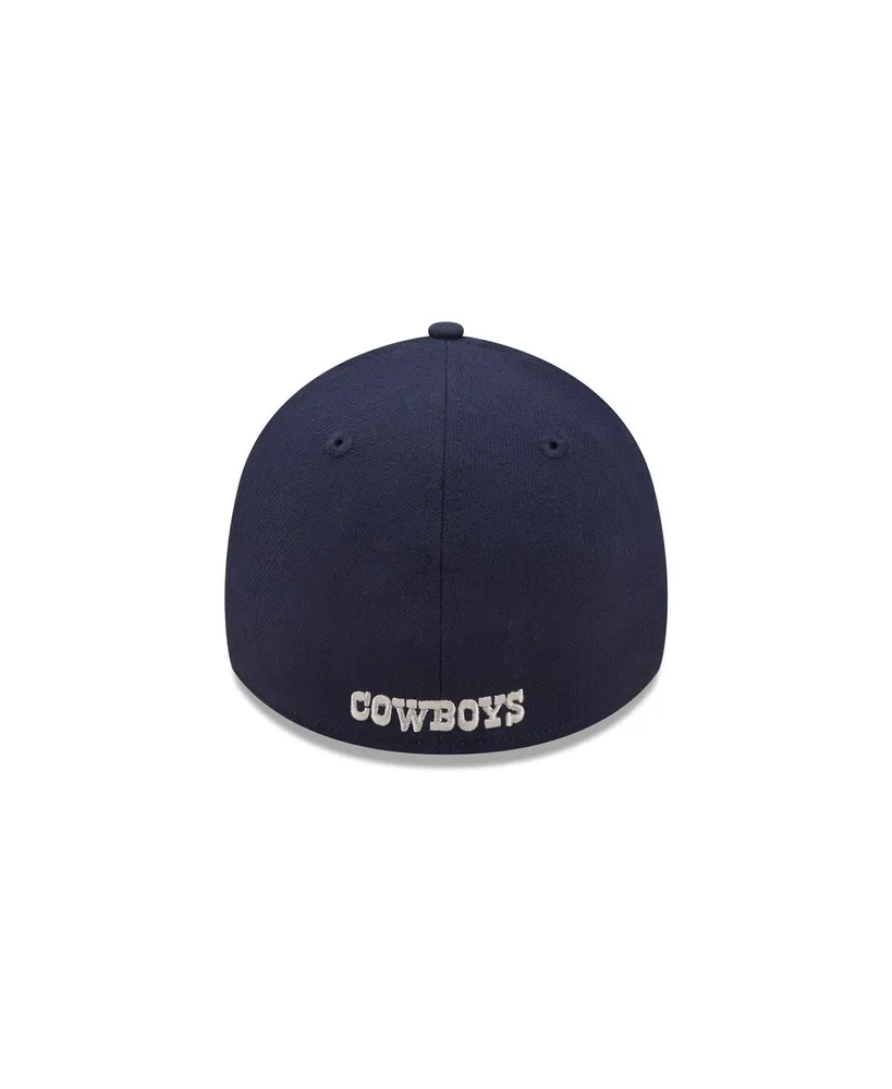 Men's New Era Gray, Navy Dallas Cowboys Classic 39THIRTY Flex Hat