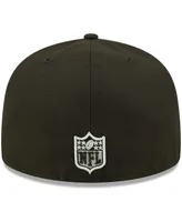 Men's New Era Black Las Vegas Raiders Identity 59Fifty Fitted Hat