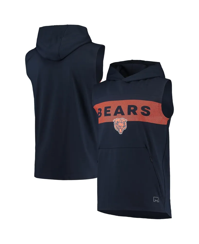 Men's Chicago Bears Nike Black RFLCTV Chevron Pullover Hoodie