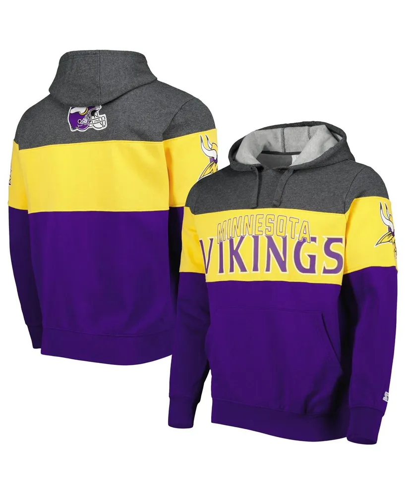 Starter Purple Baltimore Ravens Draft Fleece Raglan Pullover Hoodie