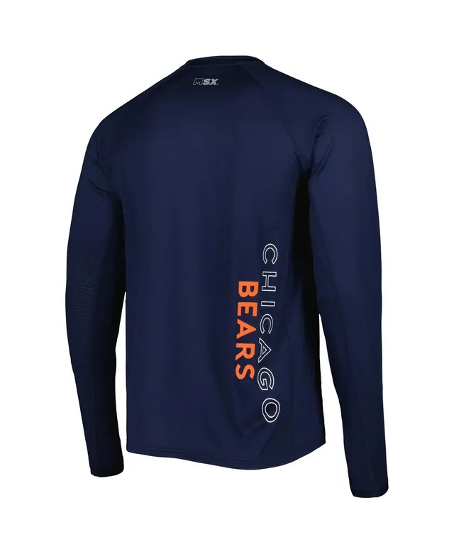 Men's MSX by Michael Strahan Navy Chicago Bears Camo Performance Long  Sleeve T-Shirt