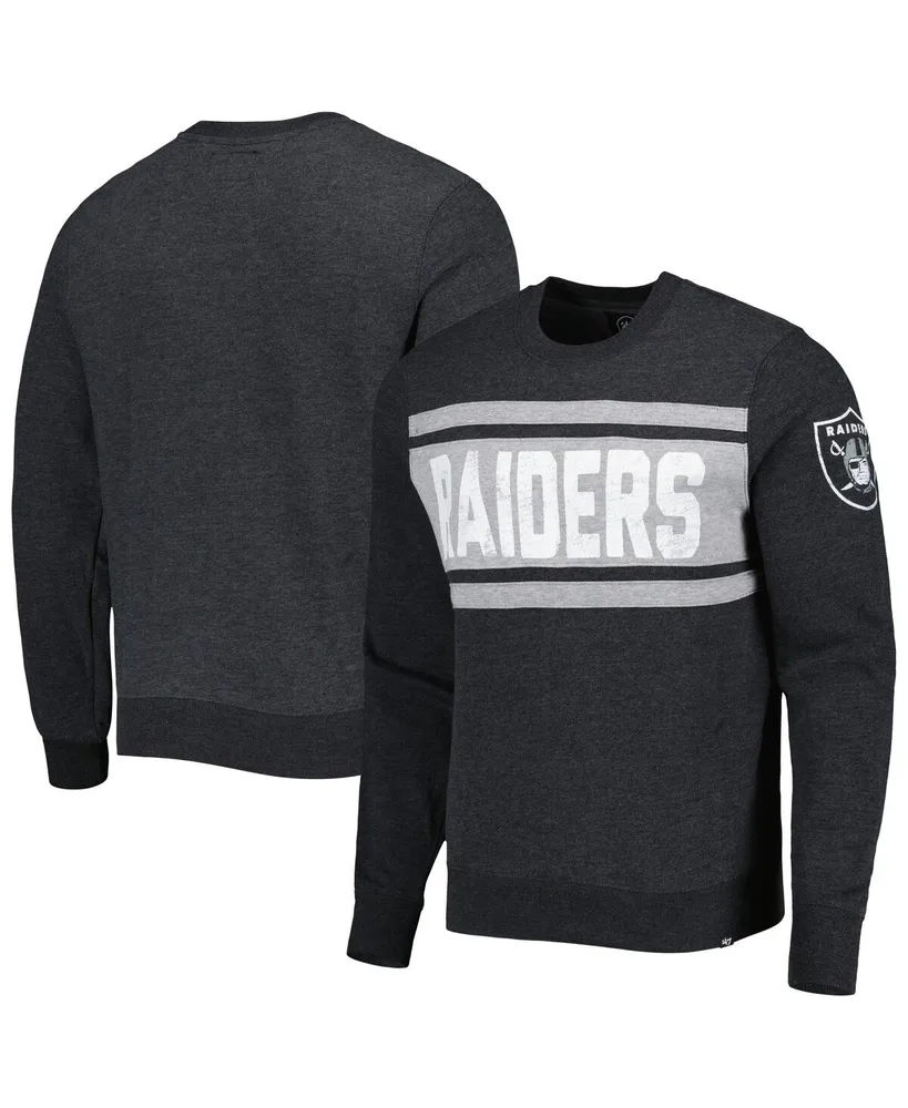 Men's Las Vegas Raiders Starter Heather Charcoal/Black Extreme Pullover  Hoodie