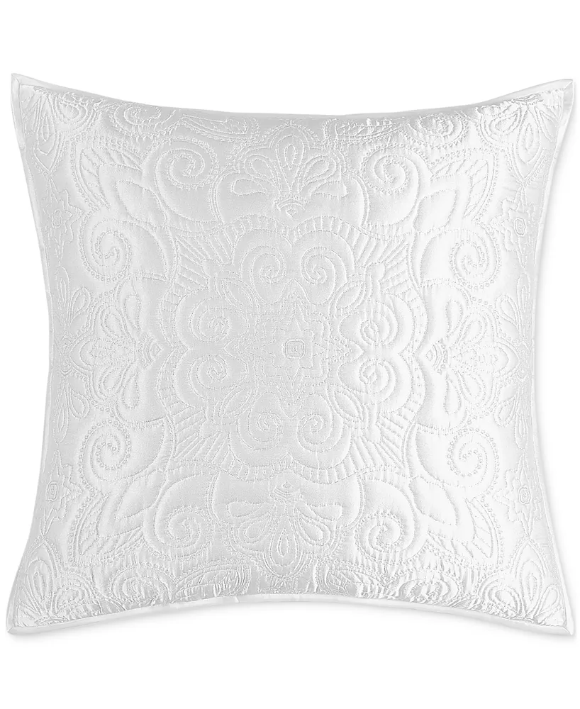 Hotel Collection Closeout! Hotel Collection Medallion Trellis Quilted Set  of 2 Sham, Euro, Created for Macy's