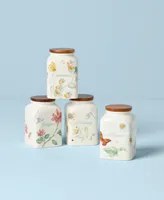 Lenox Butterfly Meadow Assorted Spice Jars, Set Of 4