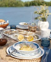 Lenox Blue Bay Melamine 16-Piece Dinnerware Set