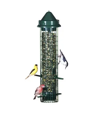 Brome 1015 Squirrel Buster Classic Tube Bird Feeder, Green