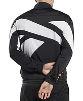 Reebok Men's Identity Vector Zip-Front Track Jacket