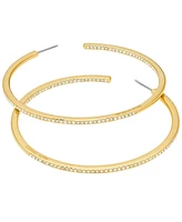 Michael Kors Inside Outside Pave Hoop Earrings