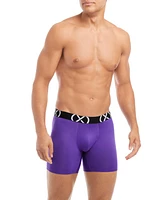 2(x)ist Men's Micro Sport 6" Performance Ready Boxer Brief, Pack of 3