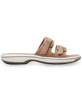 Clarks Women's Cloudsteppers Breeze Piper Comfort Slide Sandals