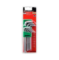 Powerbuilt 9 Piece Long Arm Torx Key Wrench Set