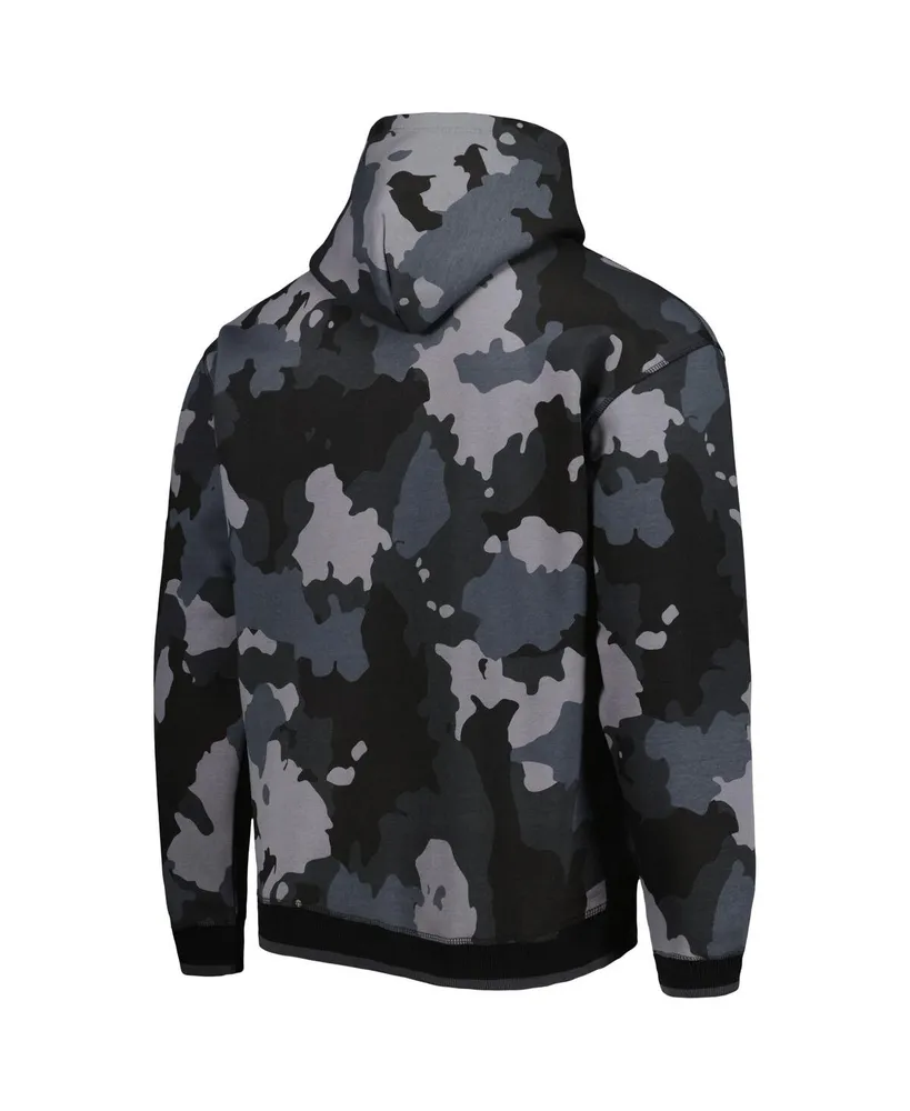 Men's The Wild Collective Black Kansas City Chiefs Camo Pullover Hoodie