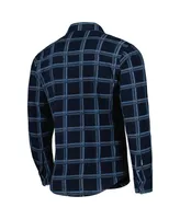 Men's Antigua Navy Chicago Bears Industry Flannel Button-Up Shirt Jacket