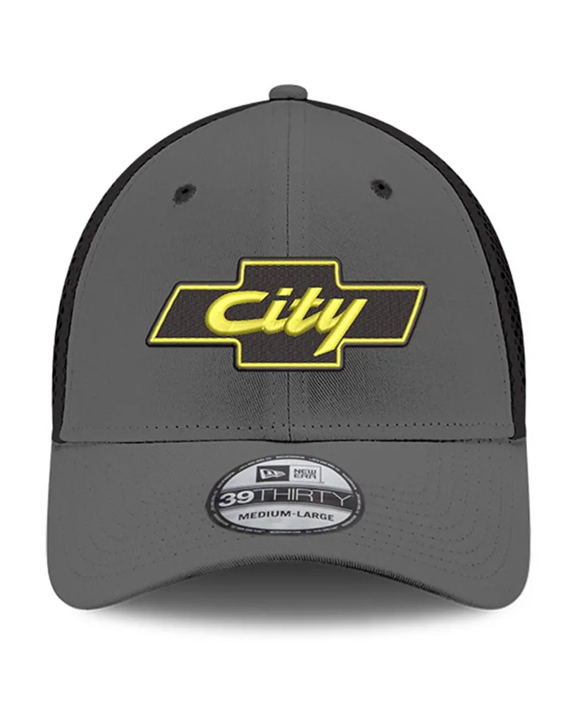 Men's New Era Graphite Chevrolet City Neo 39THIRTY Flex Hat