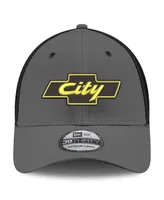 Men's New Era Graphite Chevrolet City Neo 39THIRTY Flex Hat