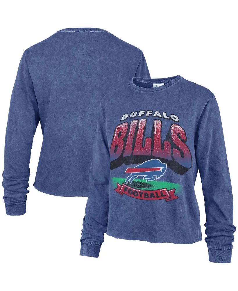 Women's Fanatics Branded Royal/Red Buffalo Bills Ombre Long Sleeve T-Shirt