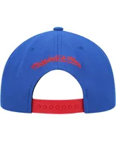 Men's Mitchell & Ness Blue Montreal Canadiens Retro Lock Up Snapback Hat