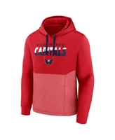 Men's Fanatics Red Washington Capitals Slash Attack Pullover Hoodie