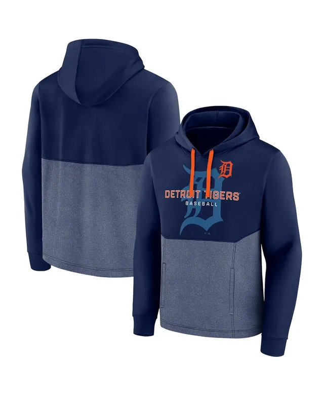 Men's Nike Navy Detroit Tigers Rewind Lefty Pullover Hoodie