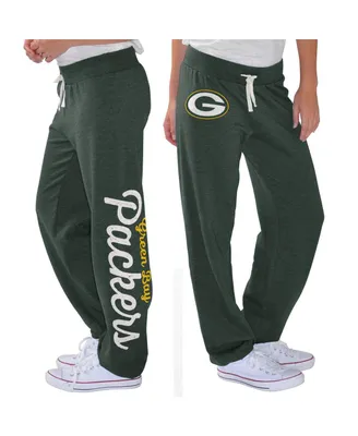 Women's G-iii 4Her by Carl Banks Green Bay Packers Scrimmage Fleece Pants