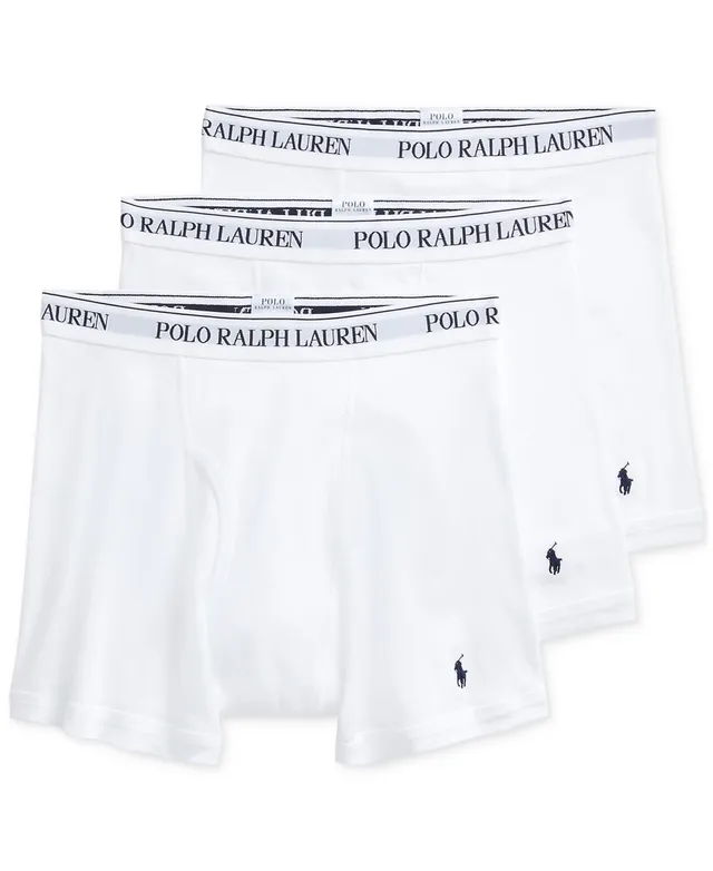 Polo Ralph Lauren Men's 3 Pack Classic Woven Cotton Boxers - Macy's