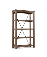 Autumn Flint Oak Home Office Open Shelving Unit