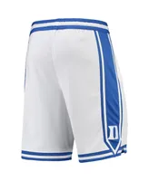 Men's Nike White Duke Blue Devils Limited Basketball Shorts