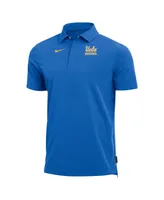 Men's Nike Heathered Blue Ucla Bruins 2022 Coach Performance Polo Shirt