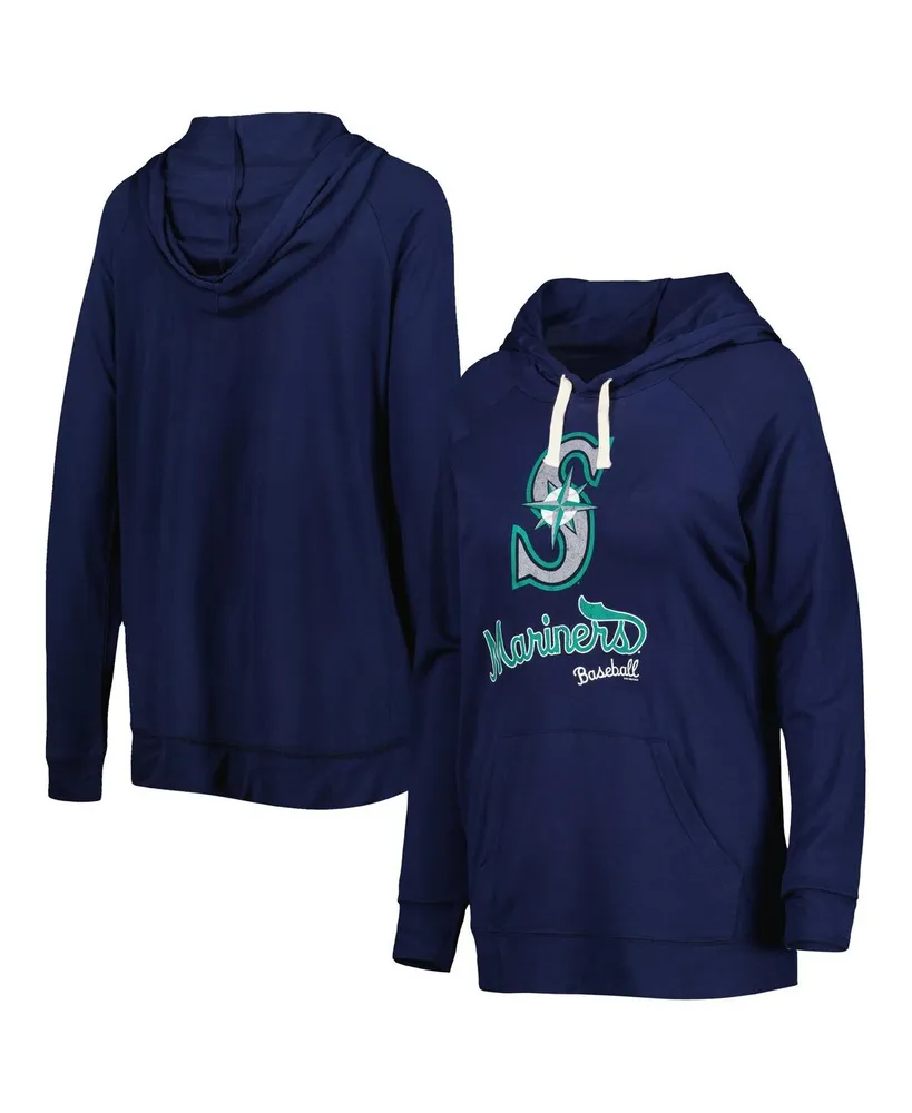 Touch Women's Touch Navy Seattle Mariners Pre-Game Raglan Pullover Hoodie