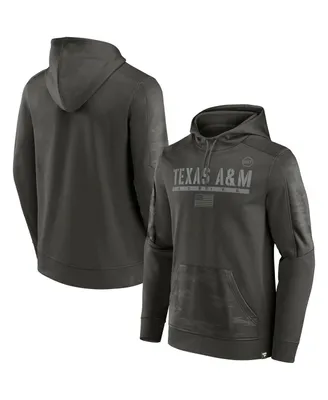 Men's Fanatics Olive Texas A&M Aggies Oht Military-Inspired Appreciation Guardian Pullover Hoodie