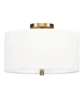 Ellis 16" Flush Mount with Fabric Shade