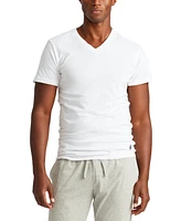 Polo Ralph Lauren Men's Slim Fit V-Neck Undershirt, 3-Pack