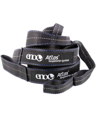 Eno Atlas Suspension System - Tree Strap for Hammock - Accessories for Camping, Hiking, and Backpacking - Black/Royal
